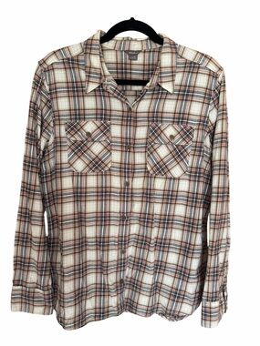 Eddie Bauer Flannel Shirt 100% Cotton